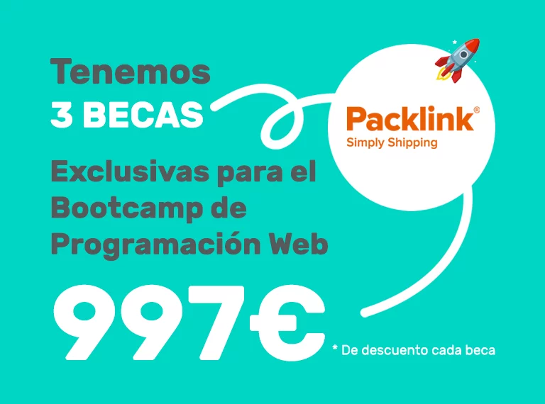 Becas del Bootcamp de Programación Web powered by Packlink.